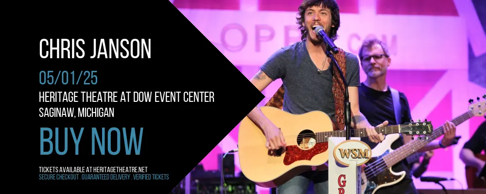 Chris Janson at Heritage Theatre At Dow Event Center